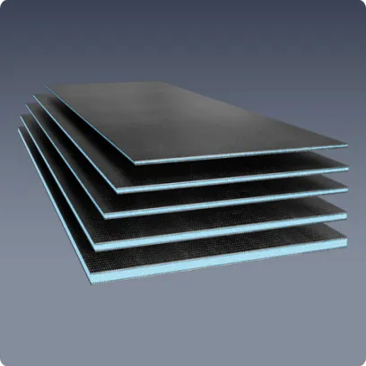 Waterproof Backing Board：Durable waterproof and anti-deformation backing board for wet areas and kitchens